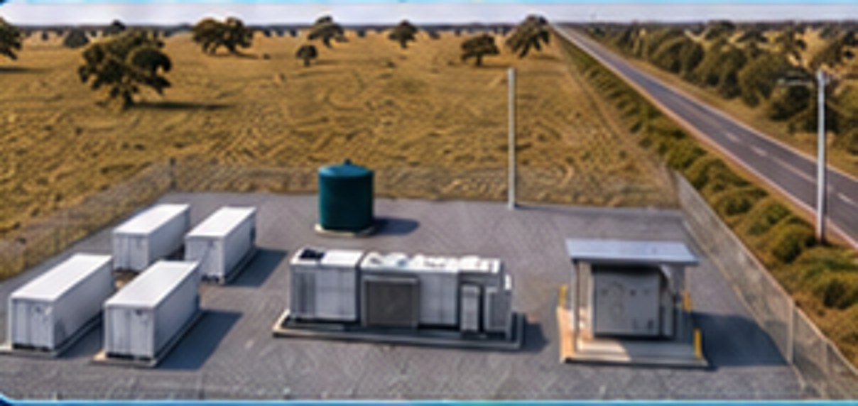 Illustrative battery storage facility